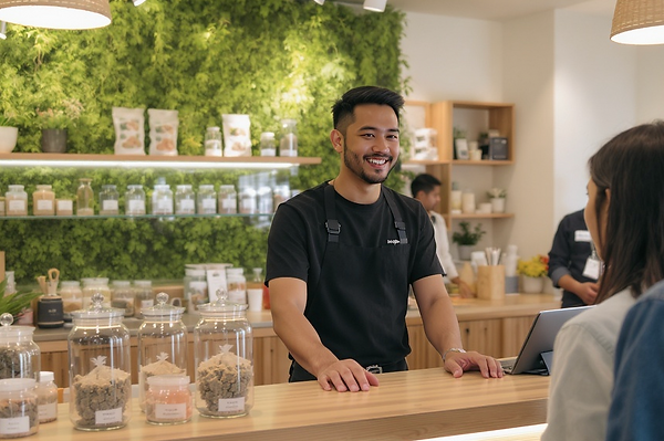 Cannabis Chamber Members image of dispensary budtendter