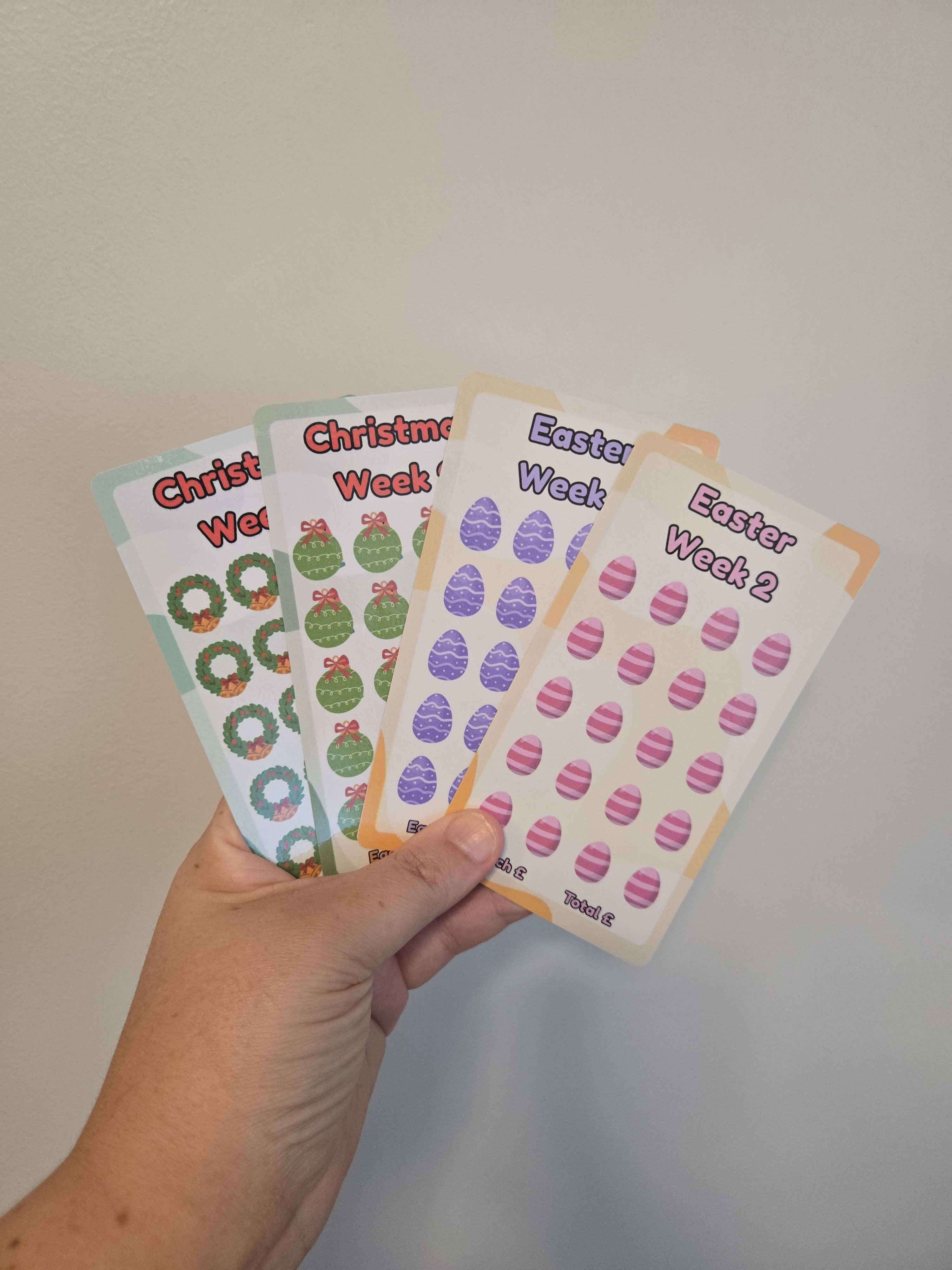 School Holidays Savings Trackers