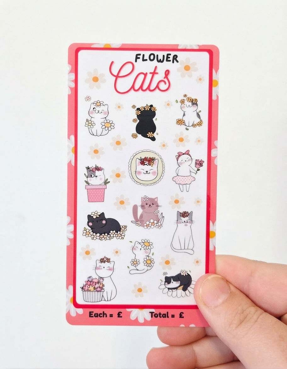 Flower Cats Savings Challenge