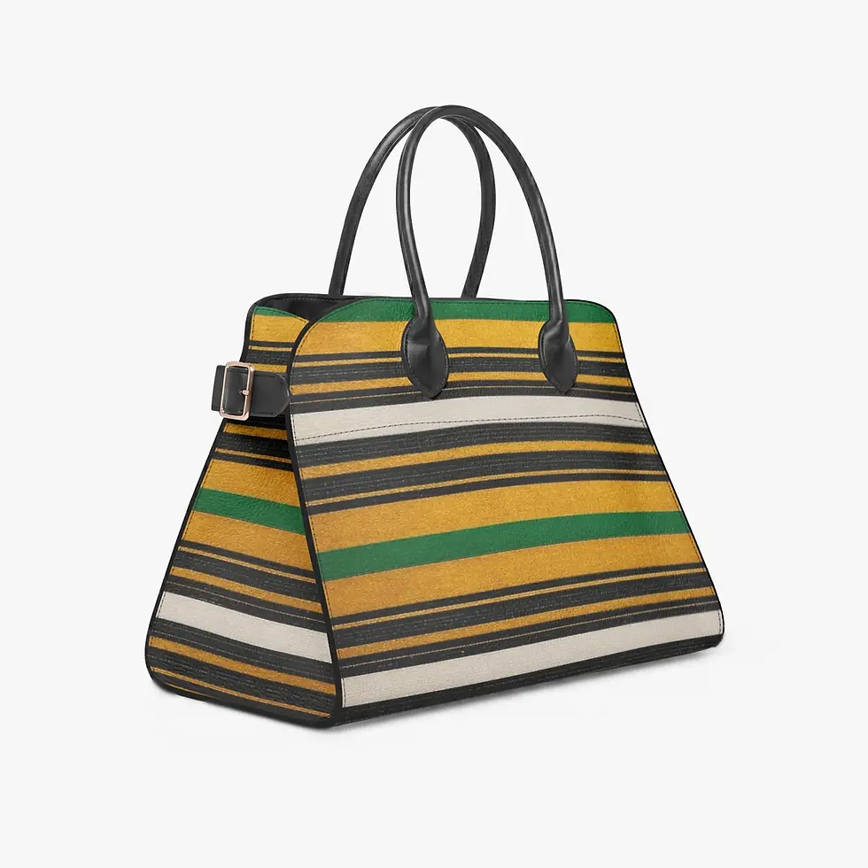 Thumbnail: 1449. Igala Structured PU Leather Top Handle Bag