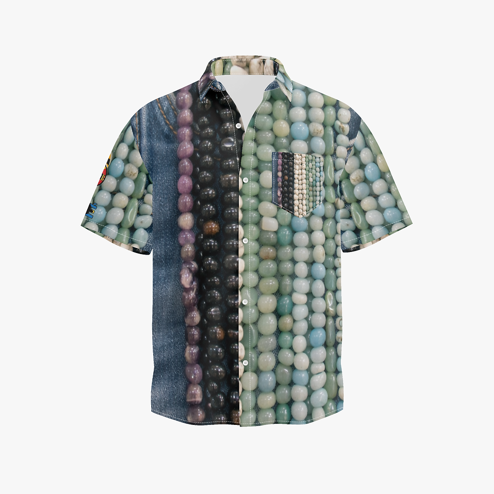 Thumbnail: 1388.DaviDE Plus Size All-Over Print Hawaiian Shirt