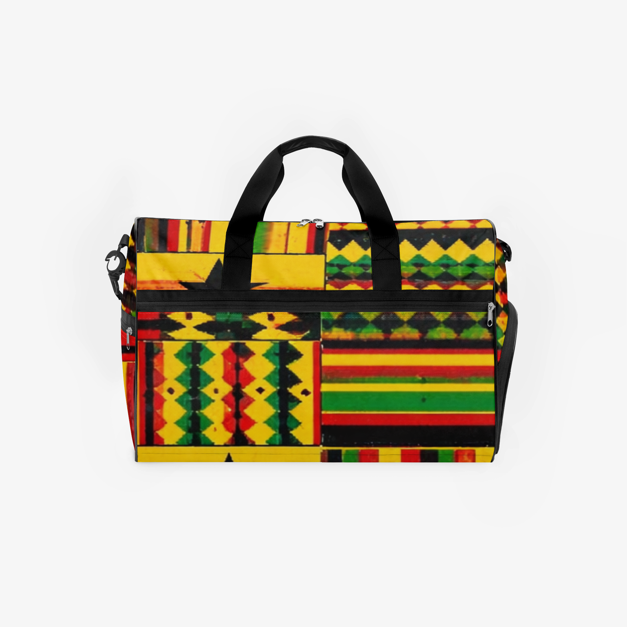 1283. DaviDE Kente Gym Duffel Bag