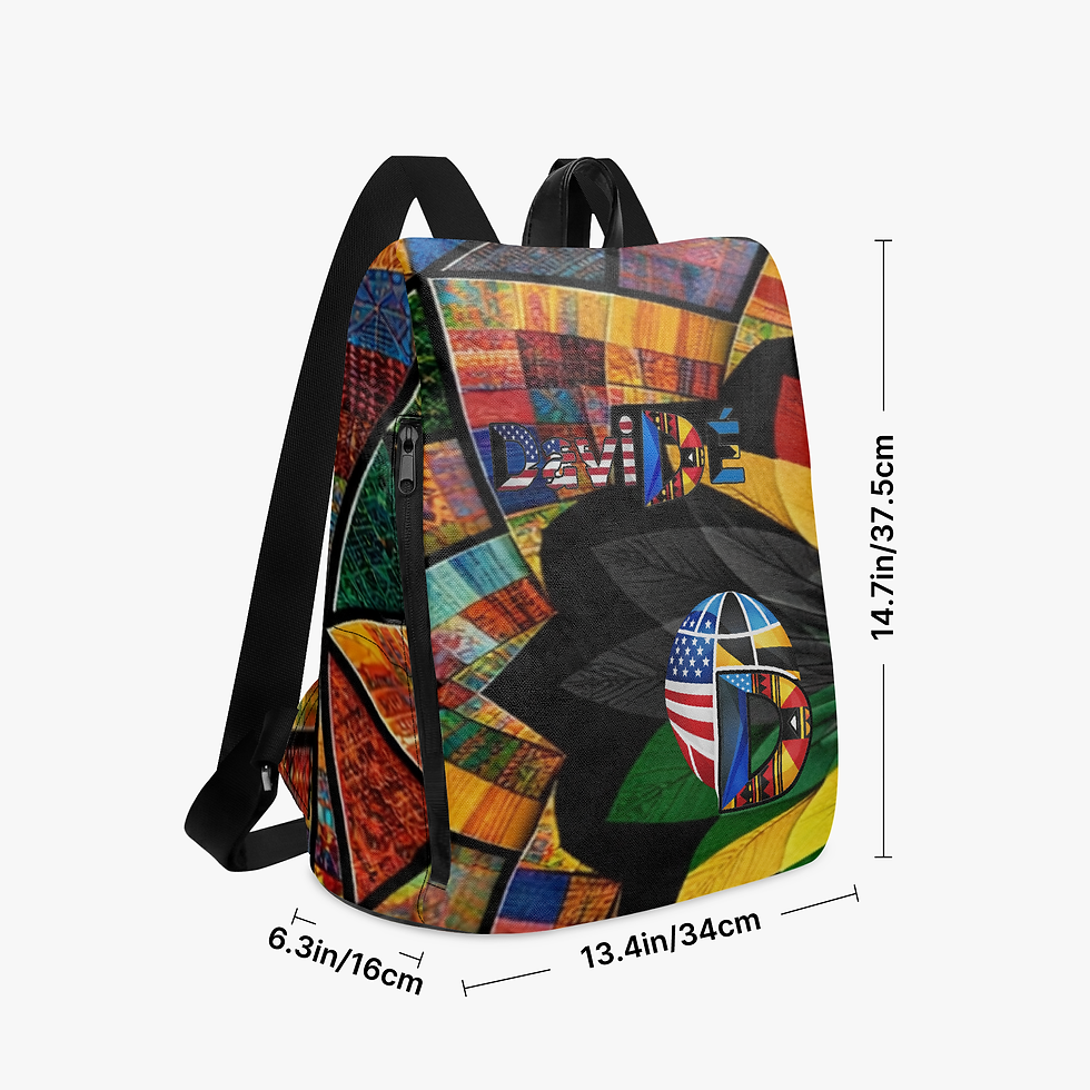 Thumbnail: 1387. DaviDÉ Classic Casual Canvas Backpack / Daypack