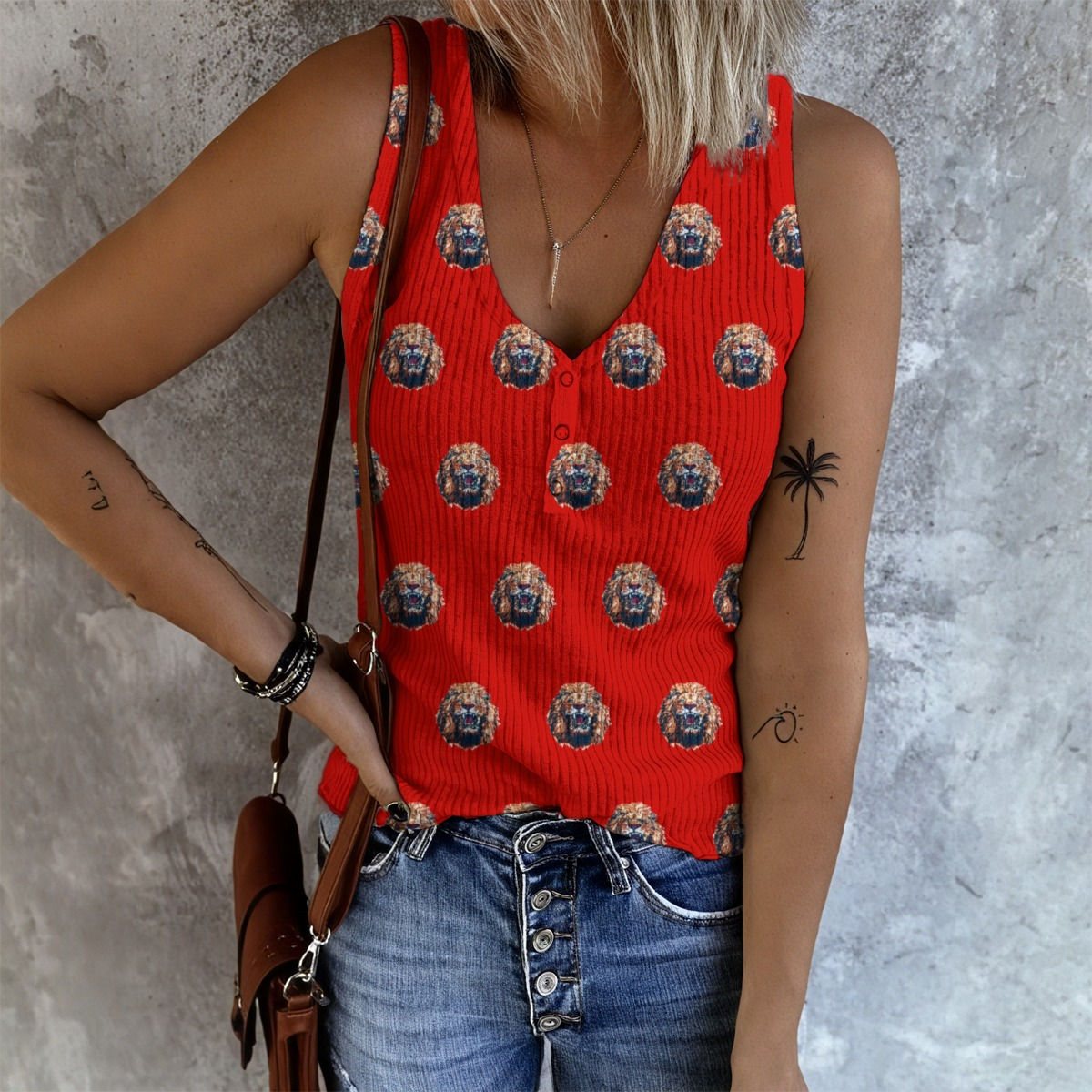 Rachvid Wears Isi-Agu Women's Button Vest
