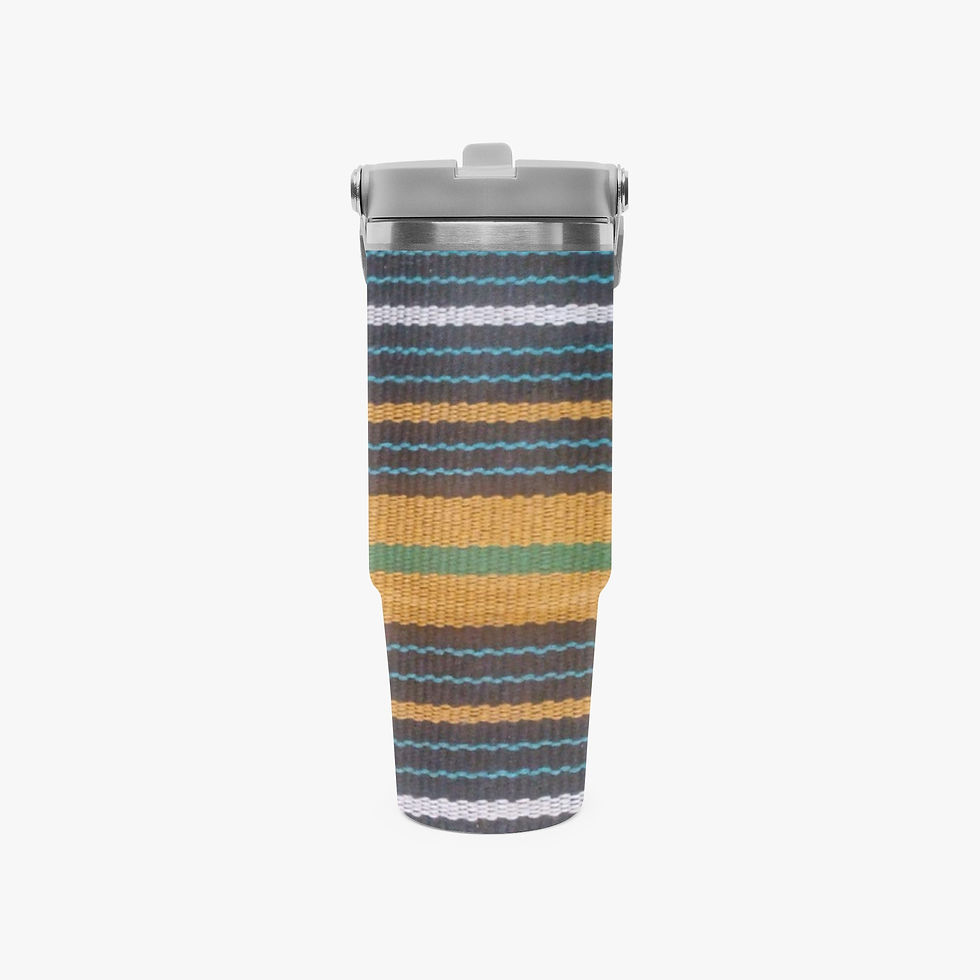 Thumbnail: 1119. Rachvid Igala Flip Straw Tumbler - 30oz 