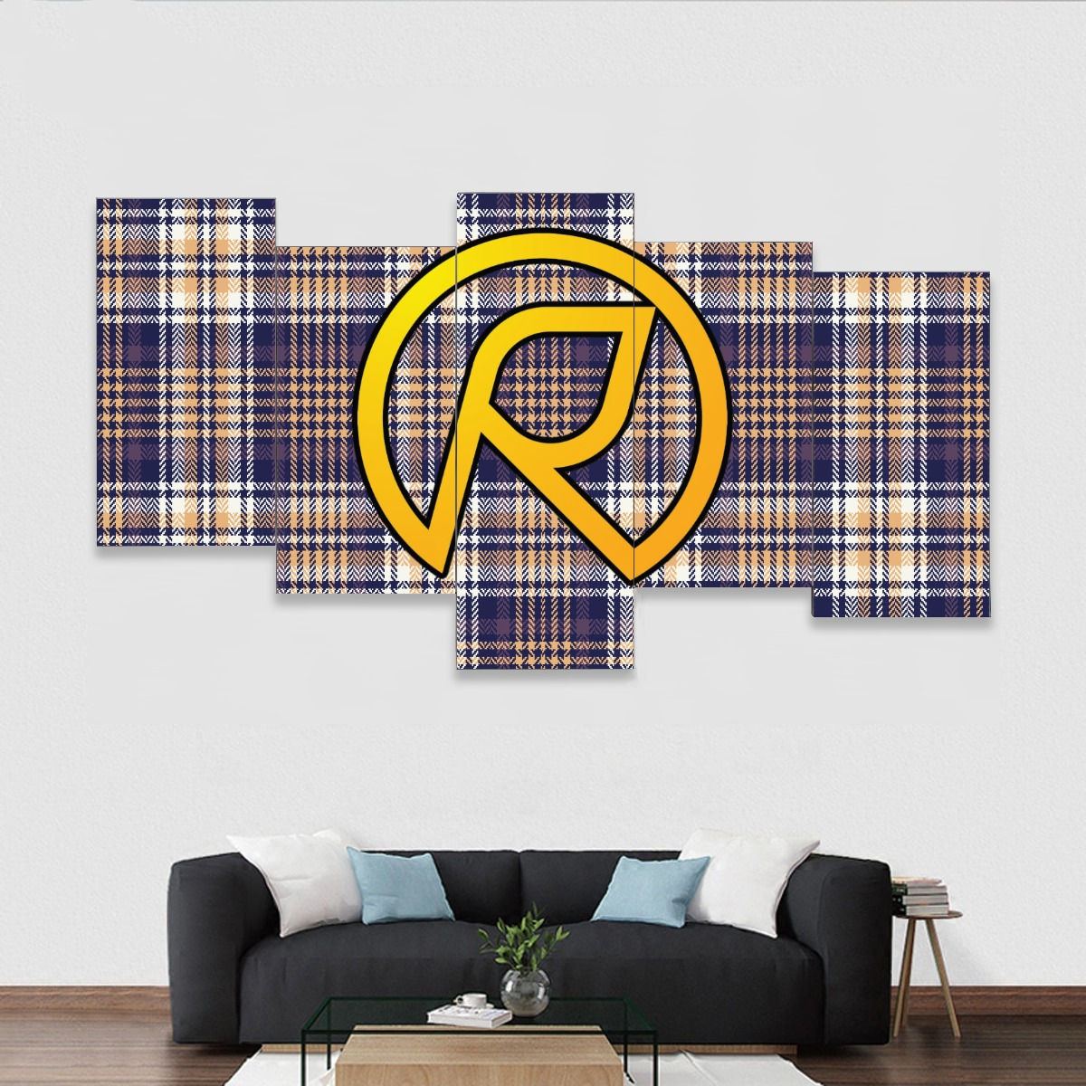 Rachvid Wears Framed five-piece mural