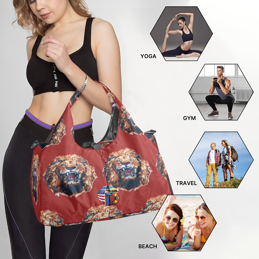 Thumbnail: 1329. DaviDÉ Isi-Agu Canvas Sports Bag