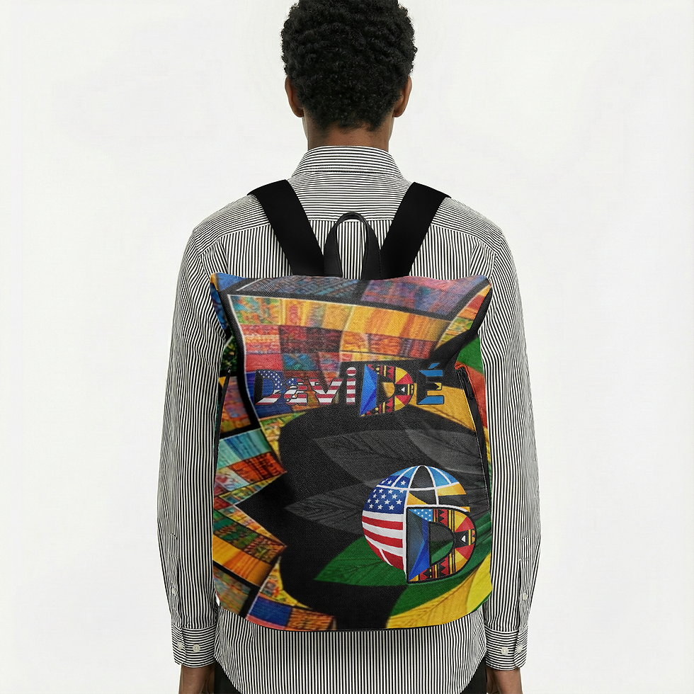 Thumbnail: 1387. DaviDÉ Classic Casual Canvas Backpack / Daypack