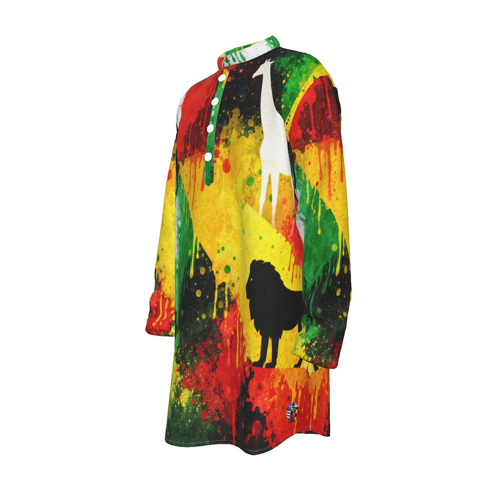 Thumbnail: DaviDÉ Elite Men's Stand-up Collar Long Shirt