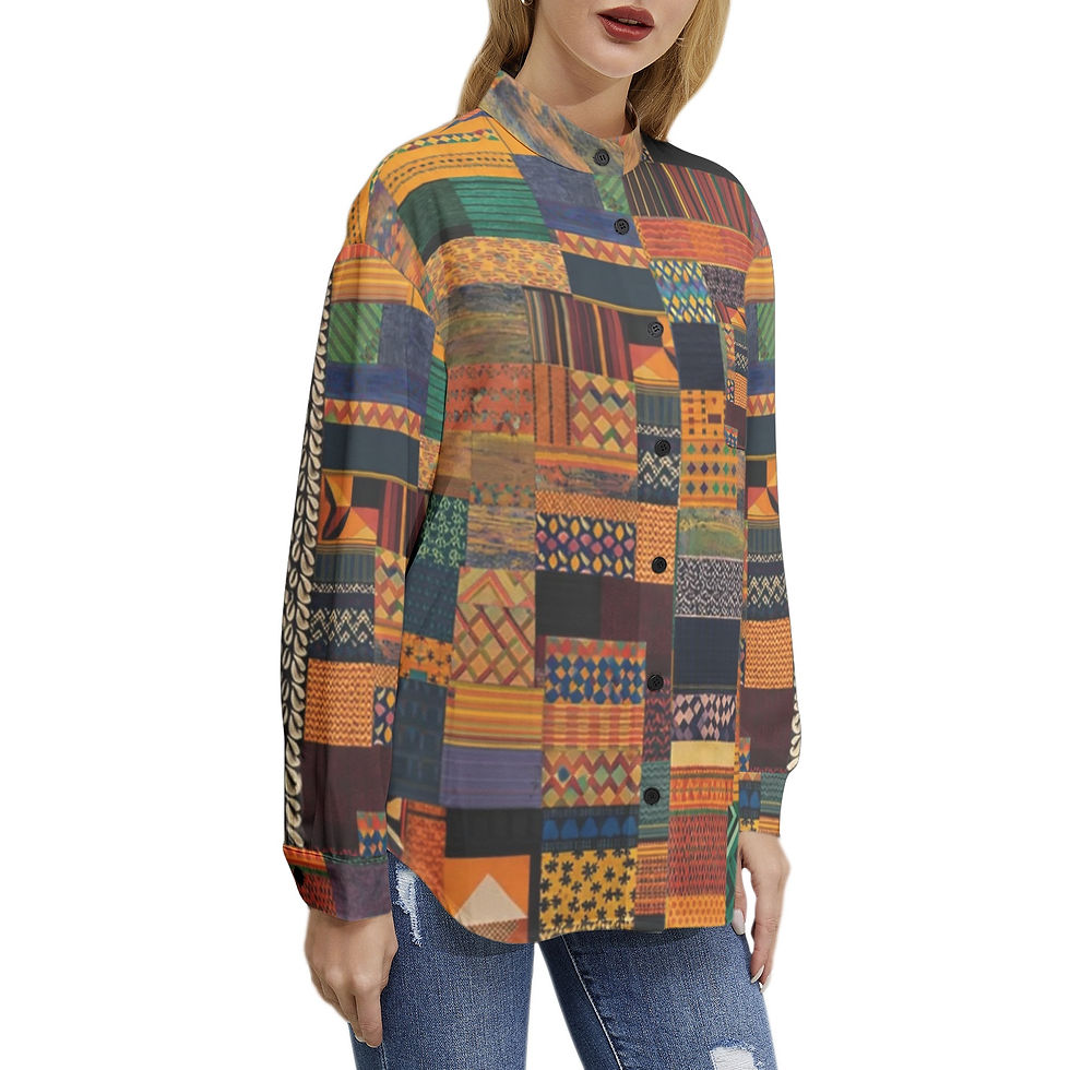 Thumbnail: DaviDÉ Long Sleeve Button Up Casual Shirt Top
