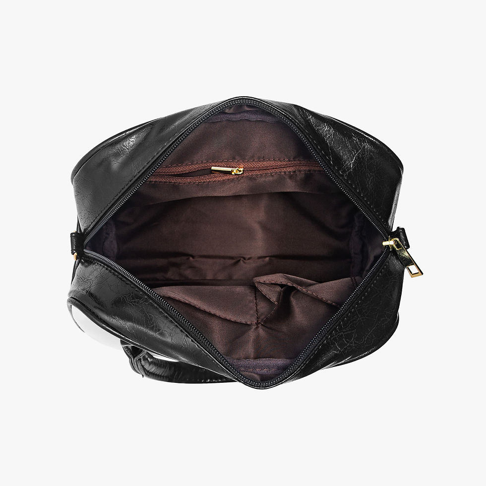 Thumbnail: 287. DaviDÉ Casual Leather Saddle Bag
