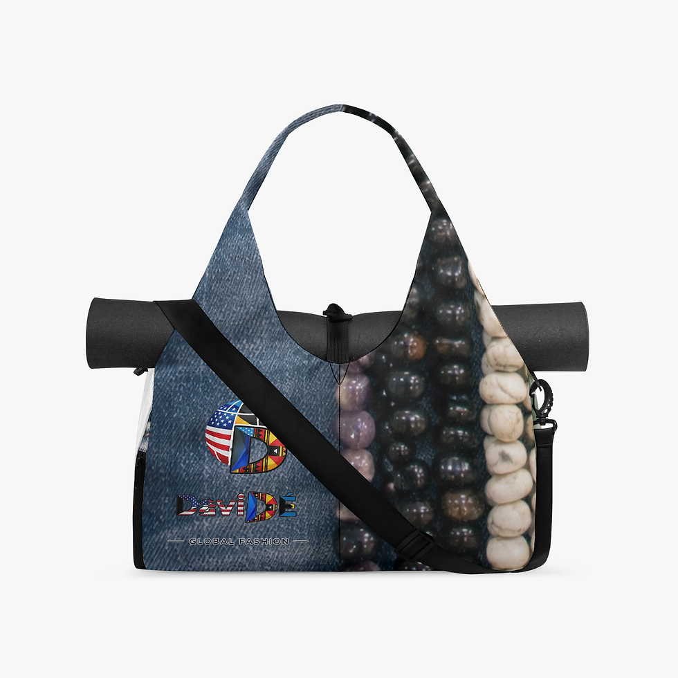 Thumbnail: 1329. DaviDE Fashion Canvas Sports Bag
