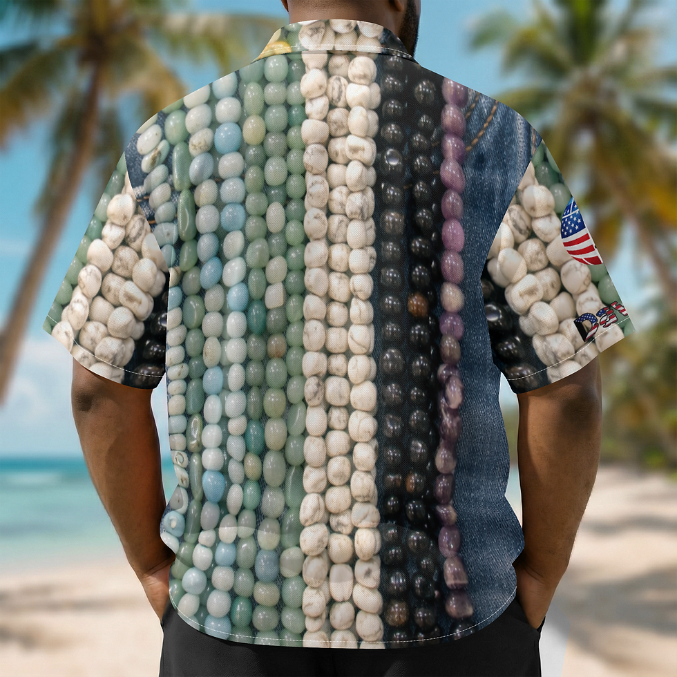 Thumbnail: 1388.DaviDE Plus Size All-Over Print Hawaiian Shirt