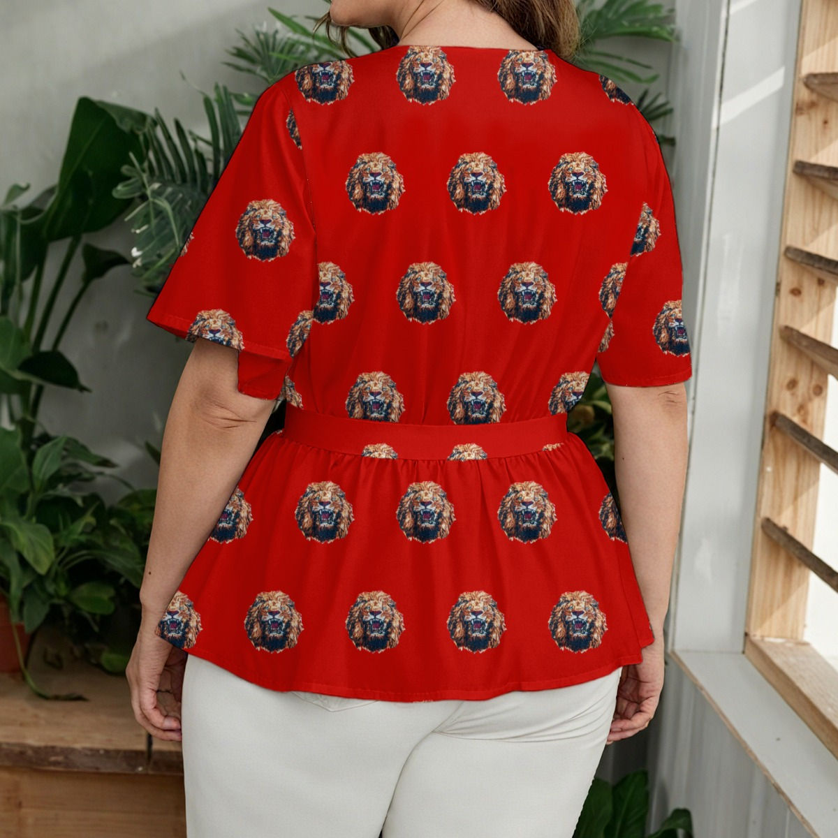 Rachvid Wears Isi-Agu Women's Wrap Blouse