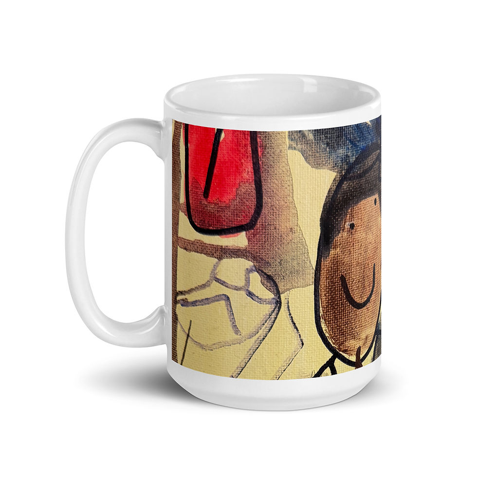 Thumbnail: White glossy mug by Seven 