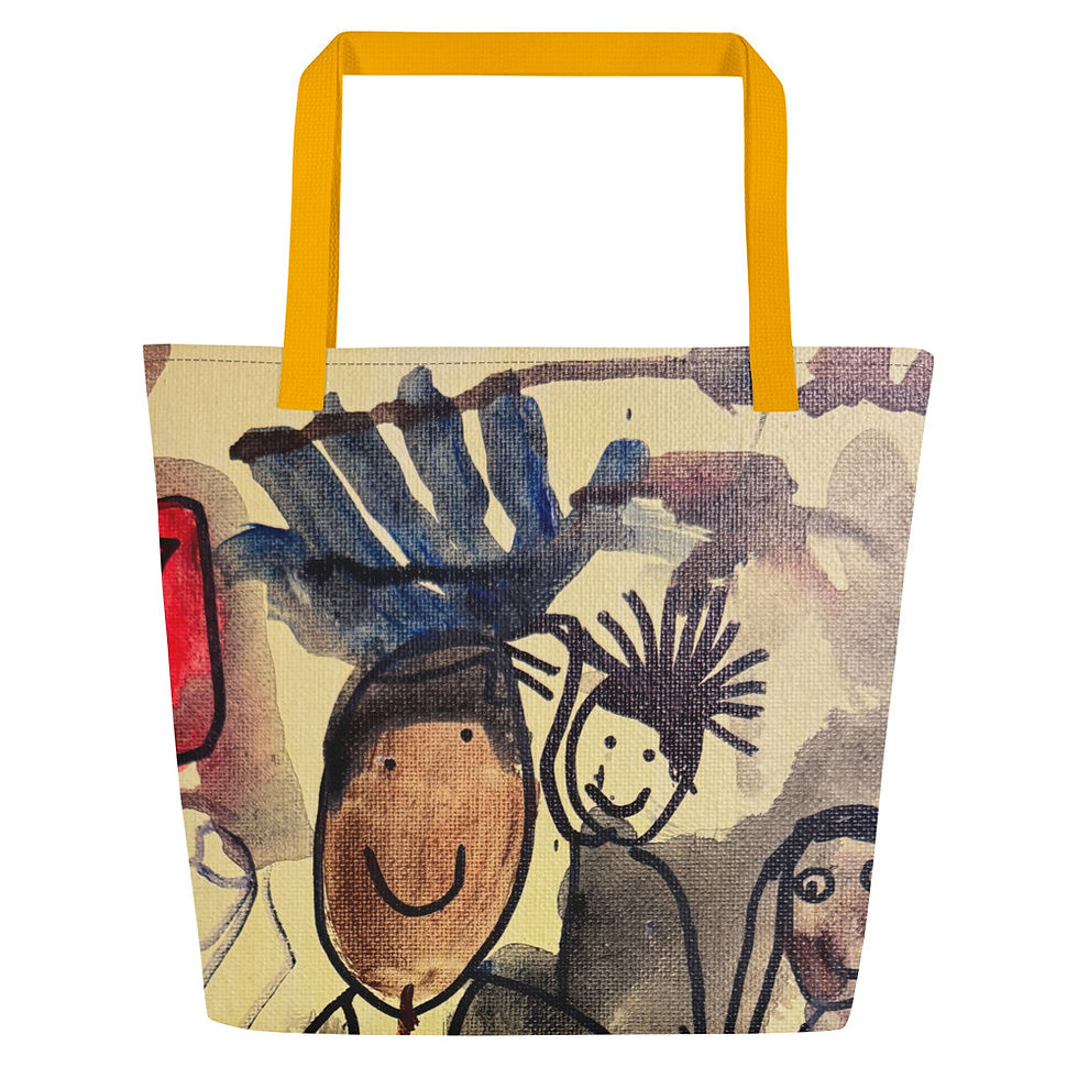 Thumbnail: All-Over Print Large Tote Bag by SEVEN