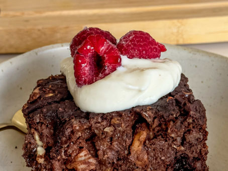 Fırınlanmış Brownie Yulaf