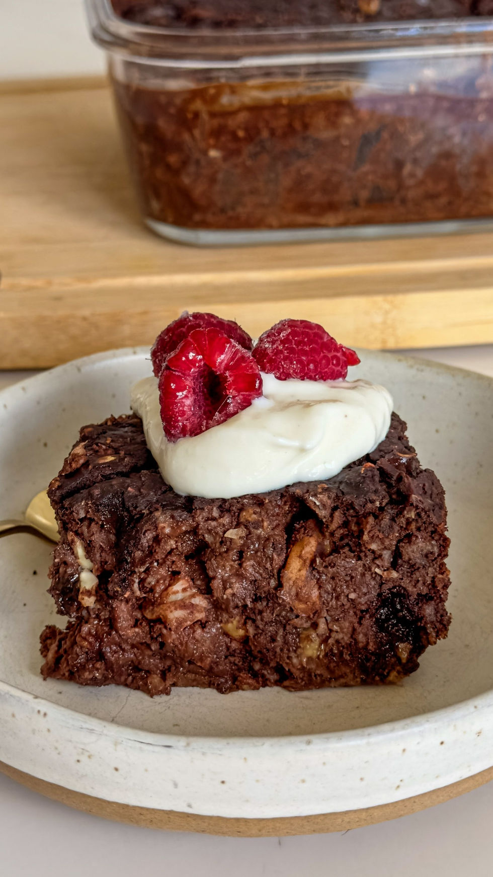 Fırınlanmış Brownie Yulaf