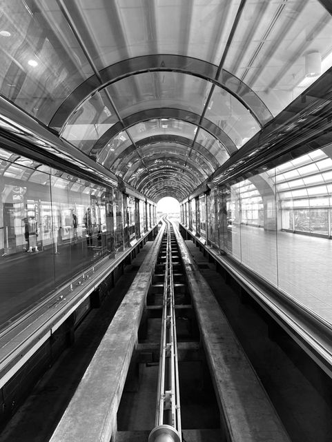 Tram Station in Orlando Airport