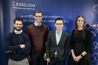 Abselion’s leadership team: Dr Paolo Romele, SVP of  Technology; Jean-Paul Delport, Head of Engineer