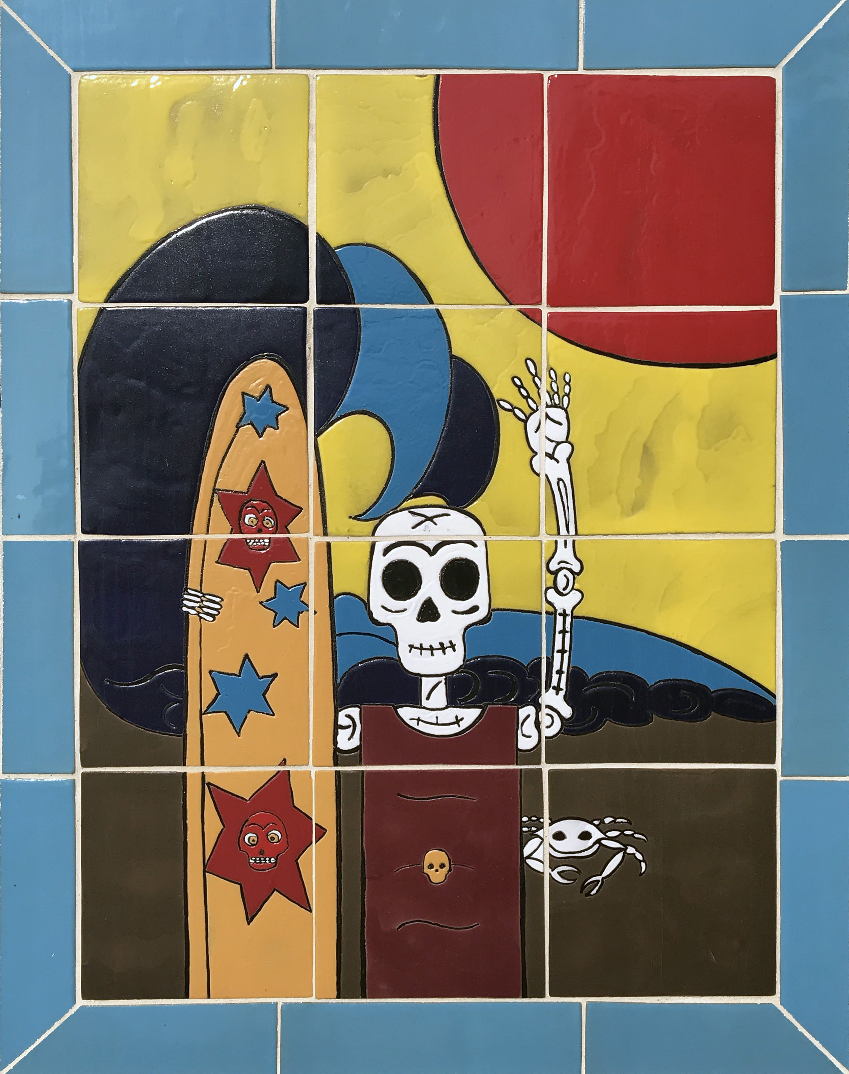 New England Seawall, La Cava Mural