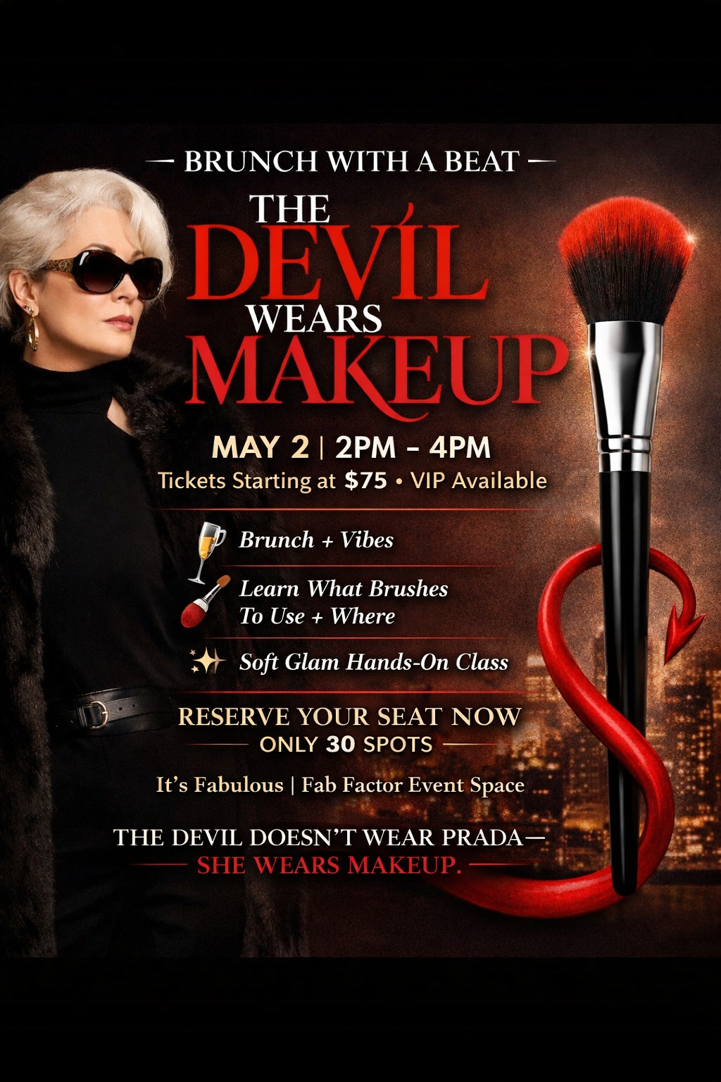 Brunch With A Beat: The Devil Wears Makeup