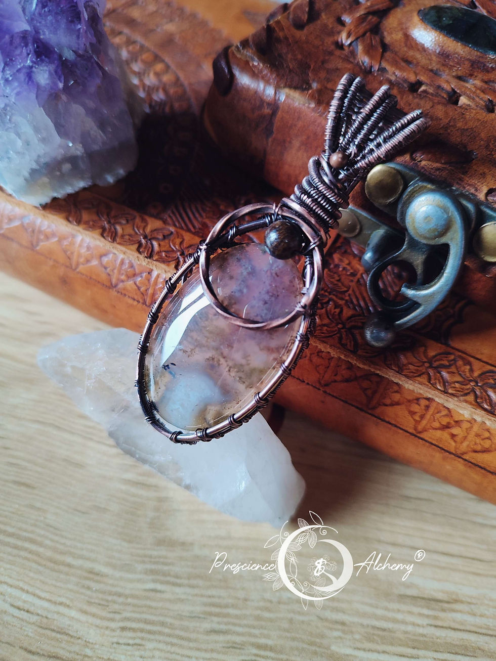 Miniature : Pendentif en Agate Mousse