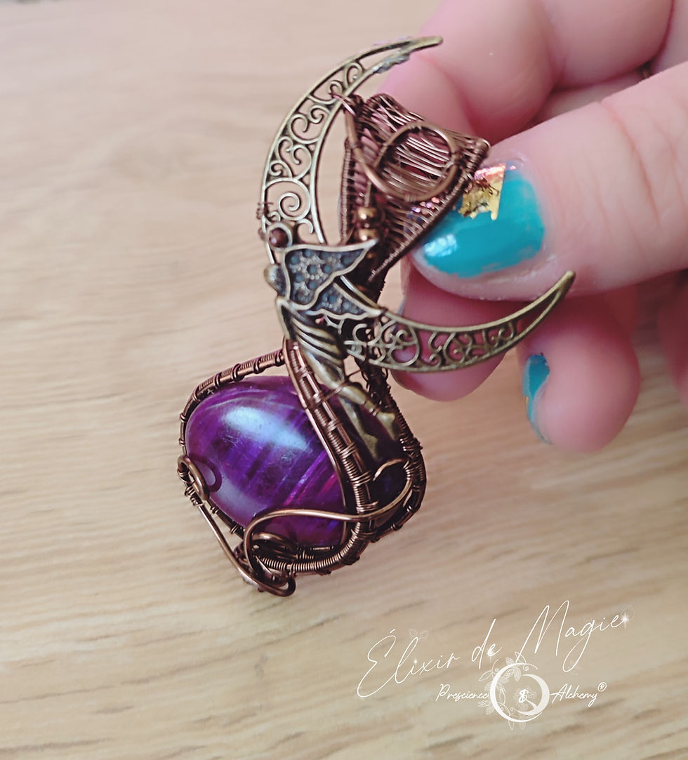 Miniature : Talisman avec Labradorite - DAMIDOE- 