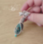 Miniature : Talisman avec shattuckite - FIOLE PRINTANIÈRE-  Protection, Renouveau