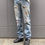 Thumbnail: REMAKE DAMAGE DENIM JEANS / BLUE
