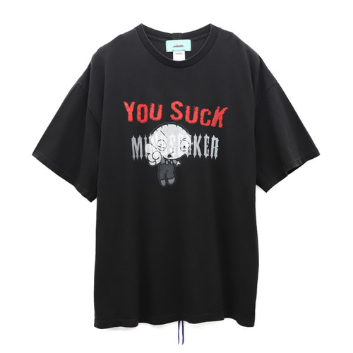 Vintage Printed Tee / BLACK | mindseeker