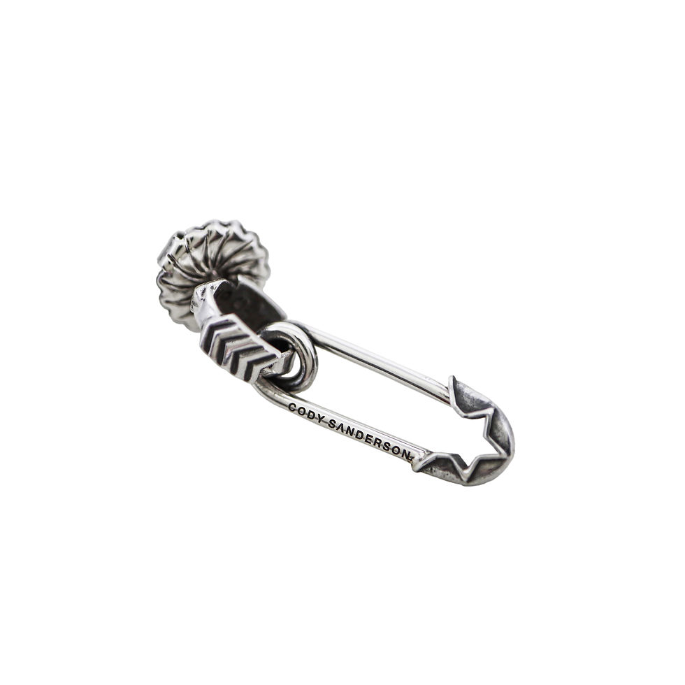 WEB LIMITED】Tiny Pin-Up Star Safety Pin Earring-Left | CODY