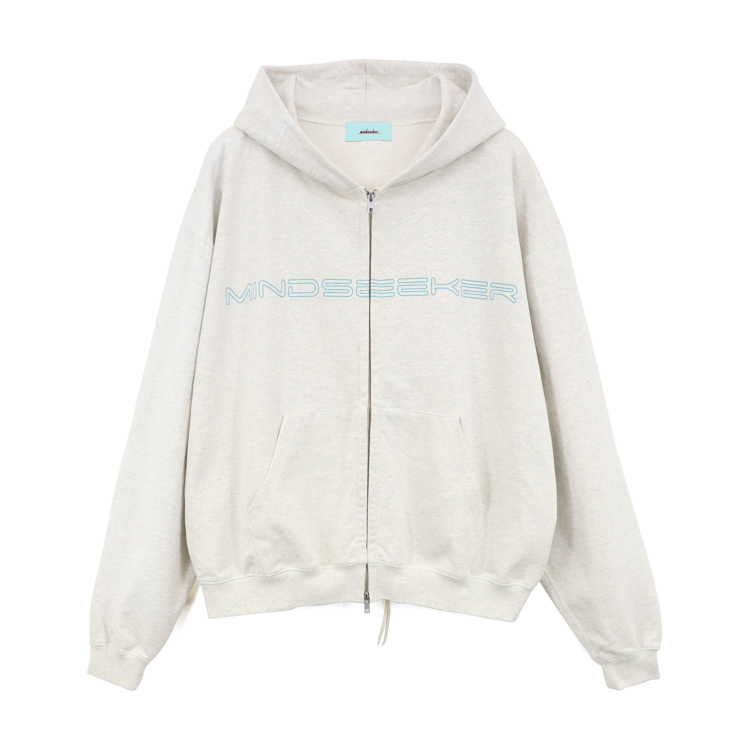 Space War Zip Hoodie / GREY