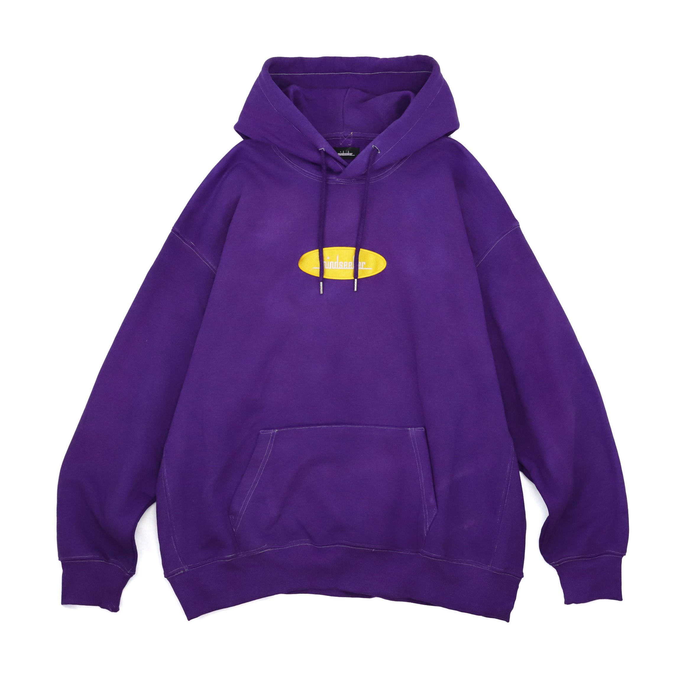 CIRCLE LOGO OVERDYE HOODIE / PURPLE
