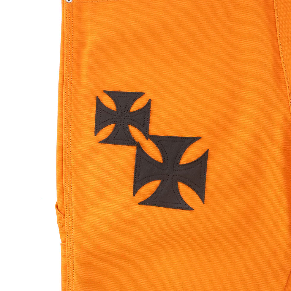 サムネイル： MINDSEEKER × Dickies Iron Cross Patch Flare Carpenter Pants / ORANGE