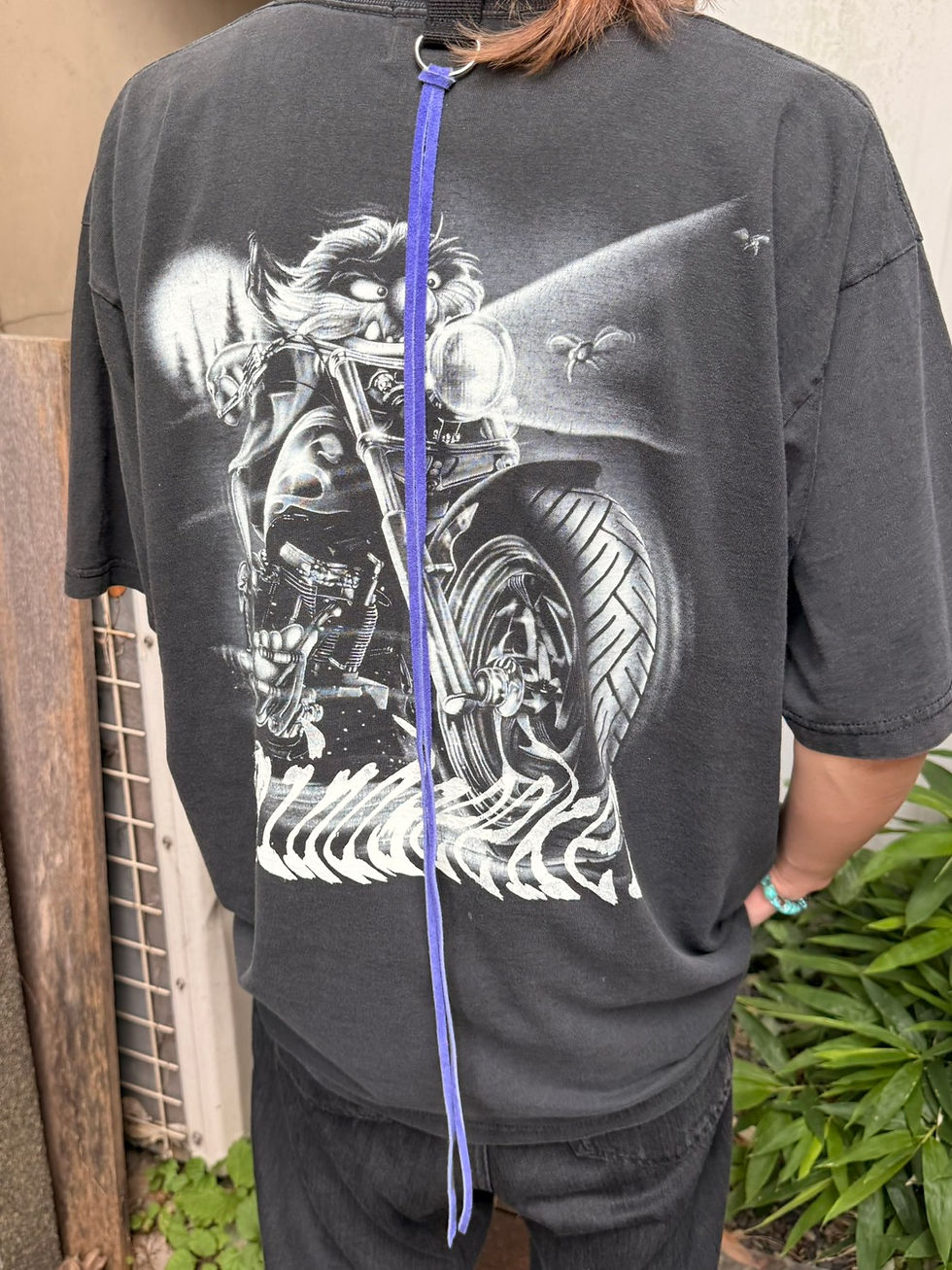 Thumbnail: Vintage Printed Tee / BLACK