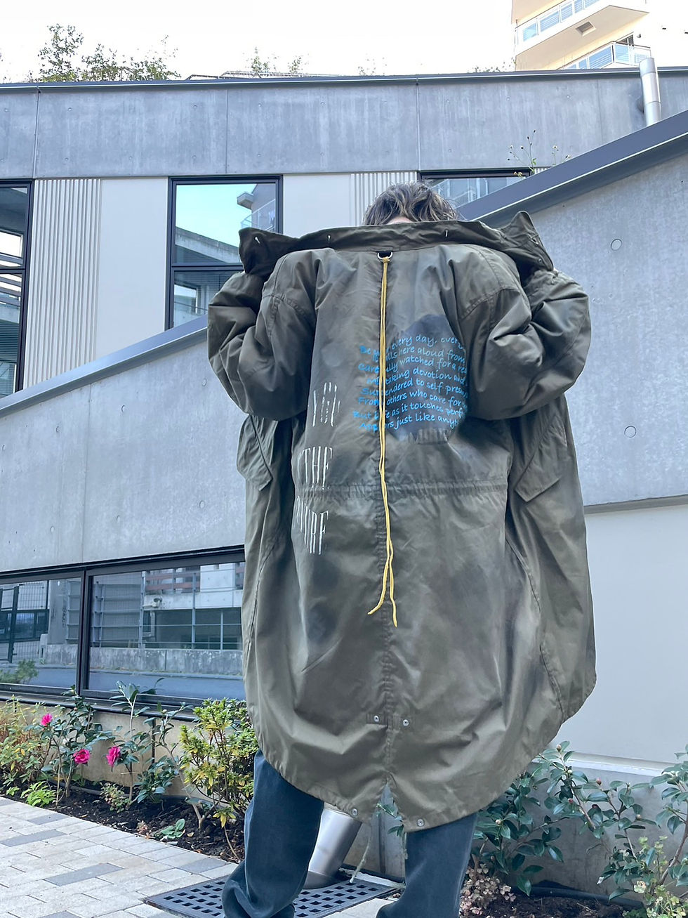 縮圖：Collage Printed Mods Coat / OLIVE