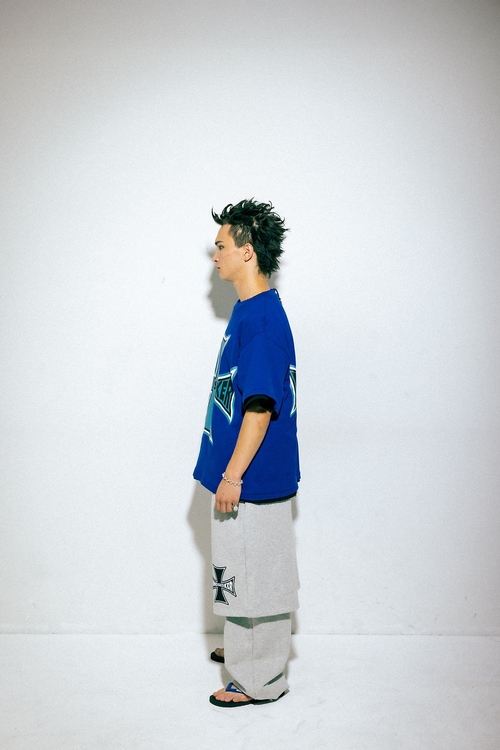 縮圖：Cross Punk Tee / WHITE