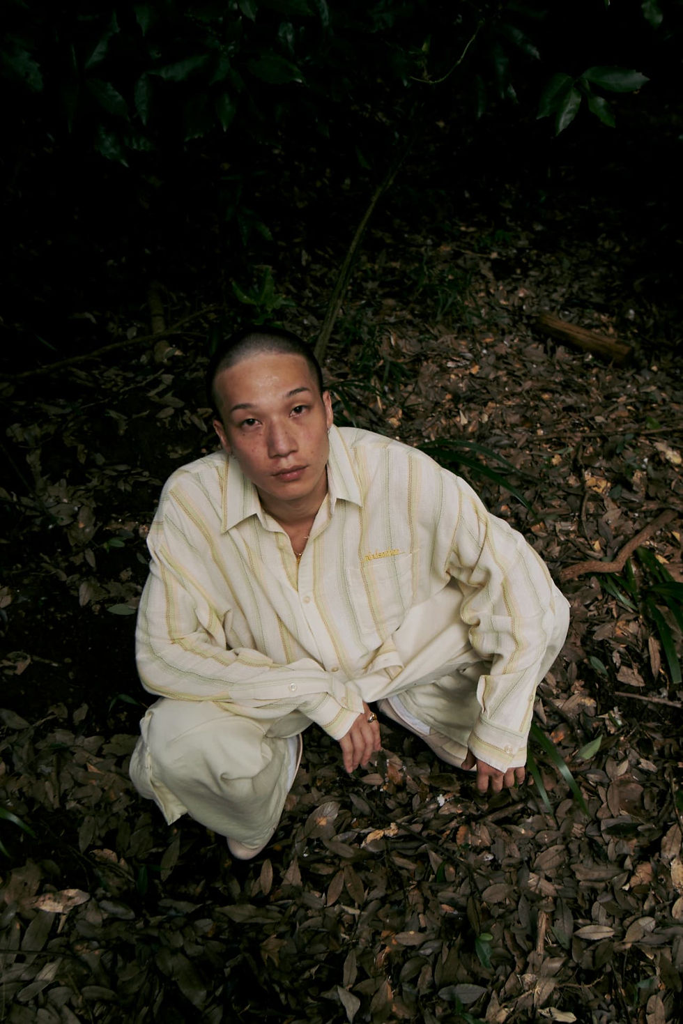 Thumbnail: Breezy button up shirt / YELLOW