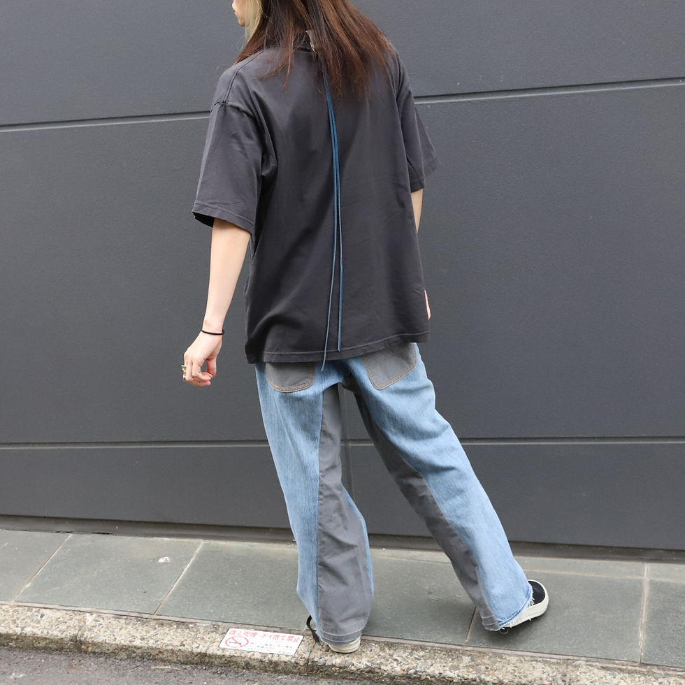 縮圖：Remake Straight Denim Jeans / BLUE