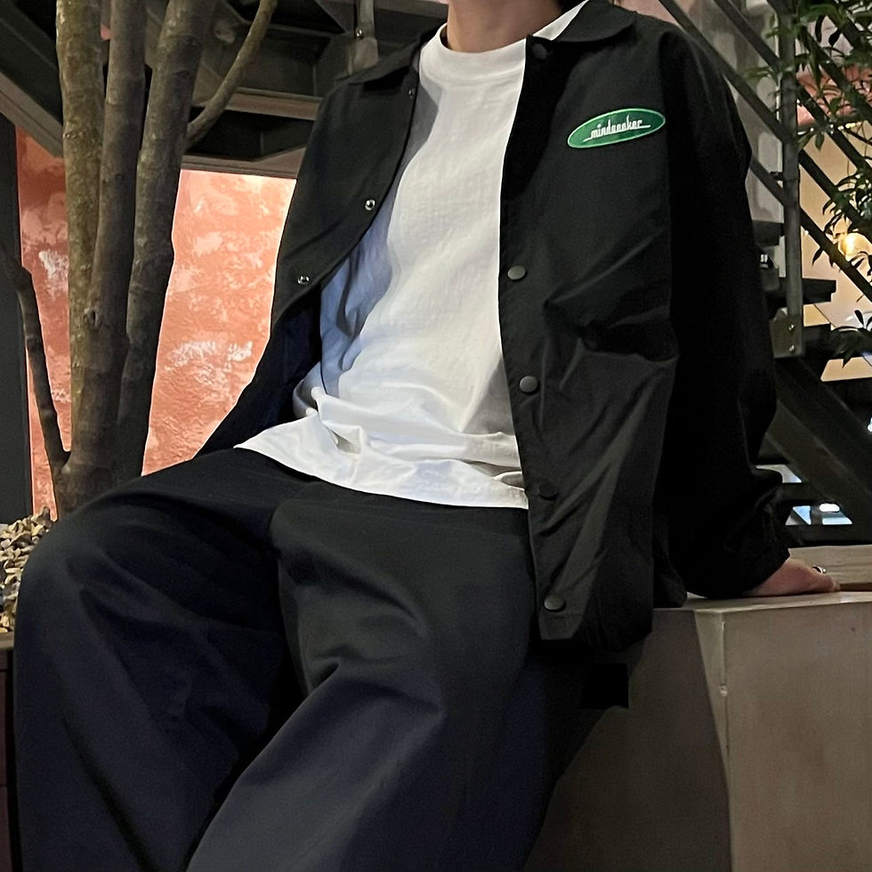 縮圖：PATCH COACHES JACKET / BLACK