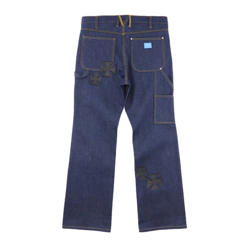 MINDSEEKER × Dickies Iron Cross Patch Flare Carpenter Pants