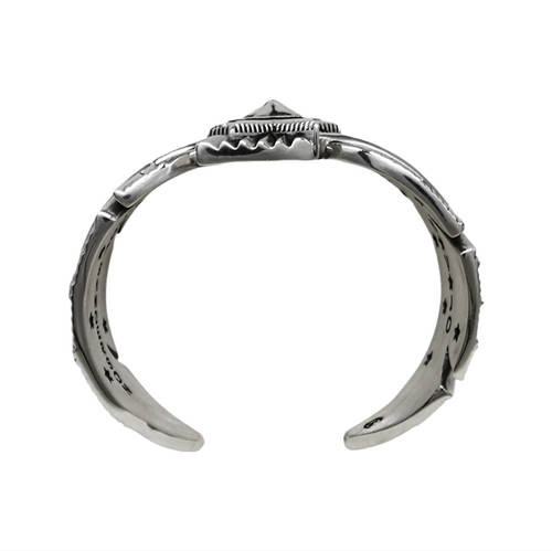 Heavy CS Navajo Sheriff Star Arrow Feather Cuff - Starry | CODY
