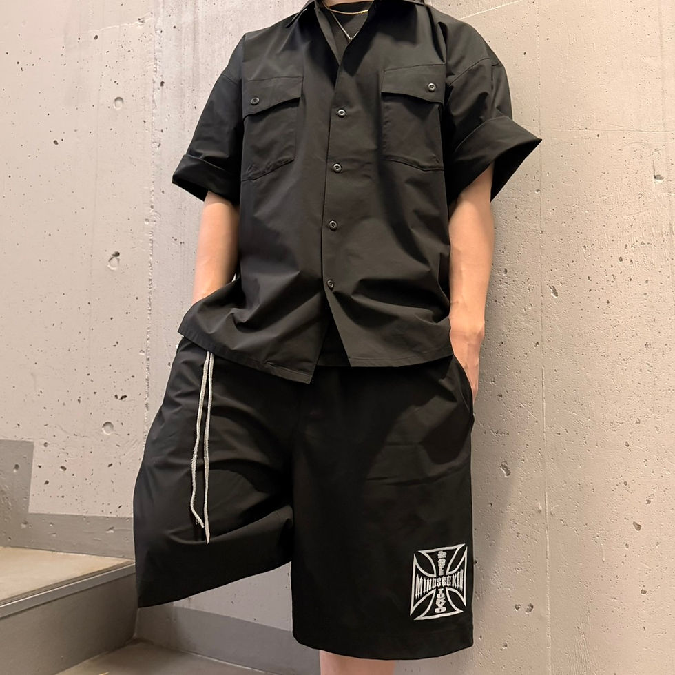 縮圖：West coast Logo Shorts / BLACK