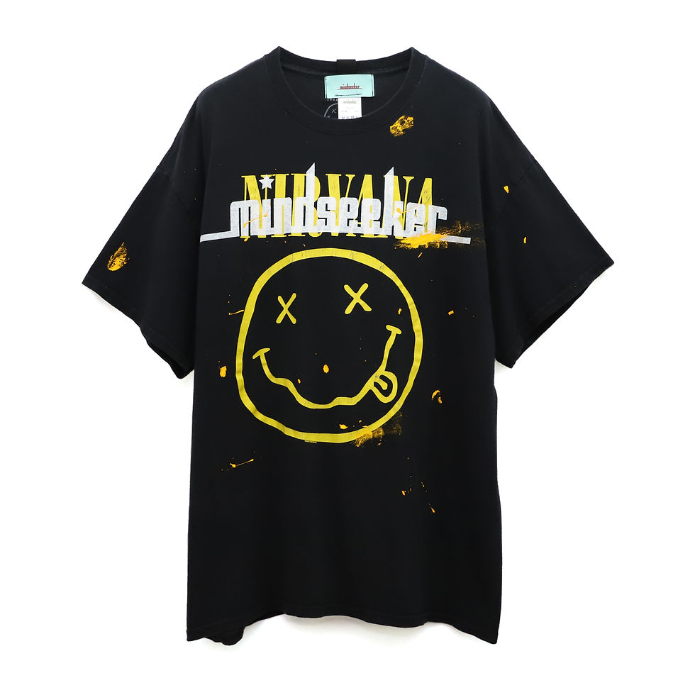 新品Maindseeker マインドシーカー　ペンキ　ハンドメイド　クラッシュ mindseeker MINDSEEKER マインドシーカー ジップデザイン