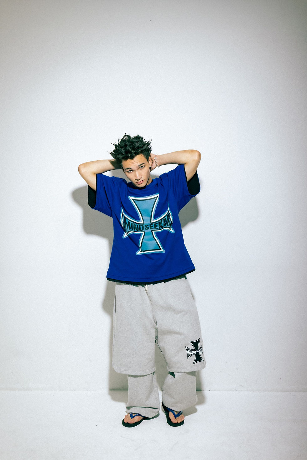 縮圖：Cross Punk Tee / WHITE