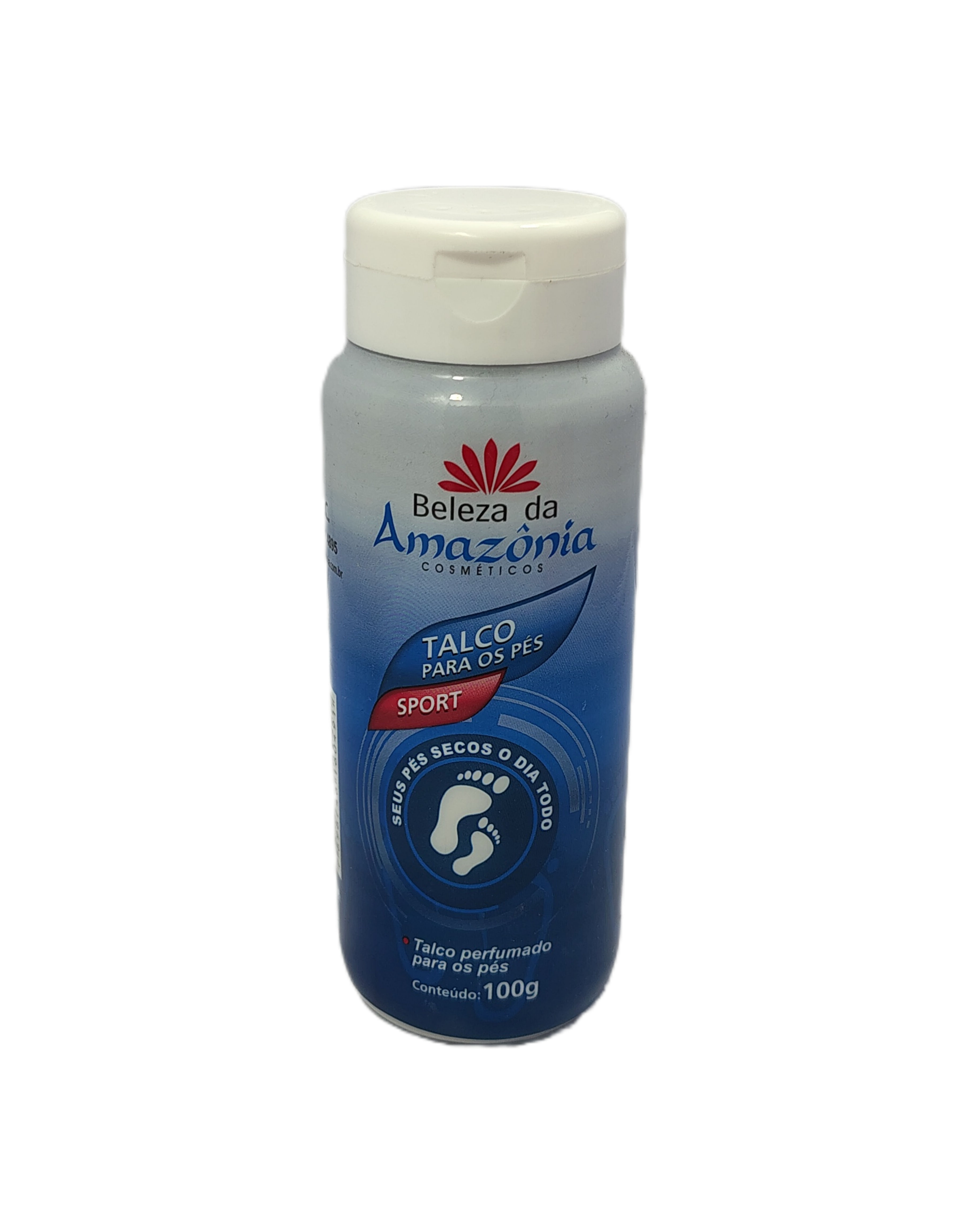 Talco para pés amazonia sport 100gramas