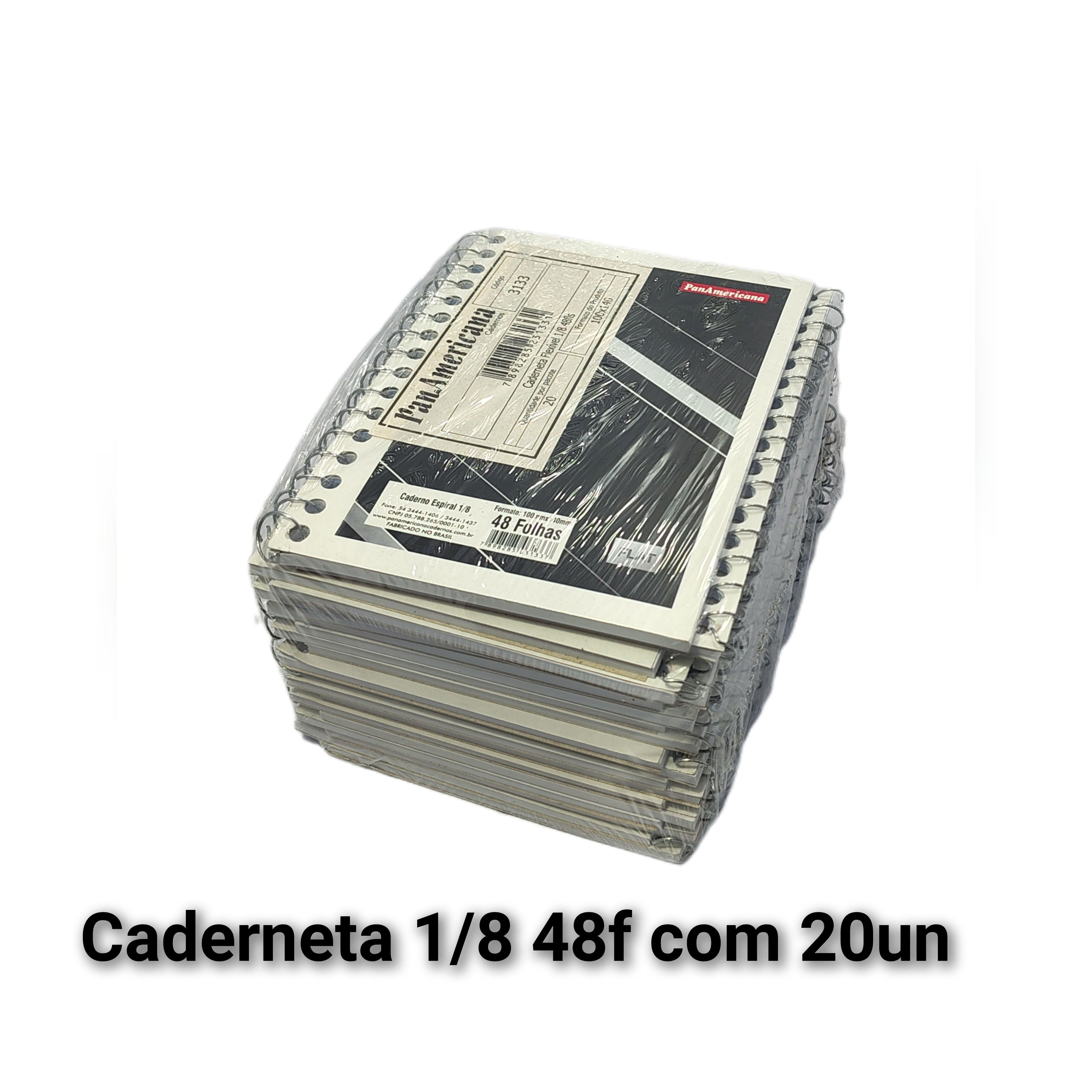 Caderneta 48 folhas 1/8 com 20un