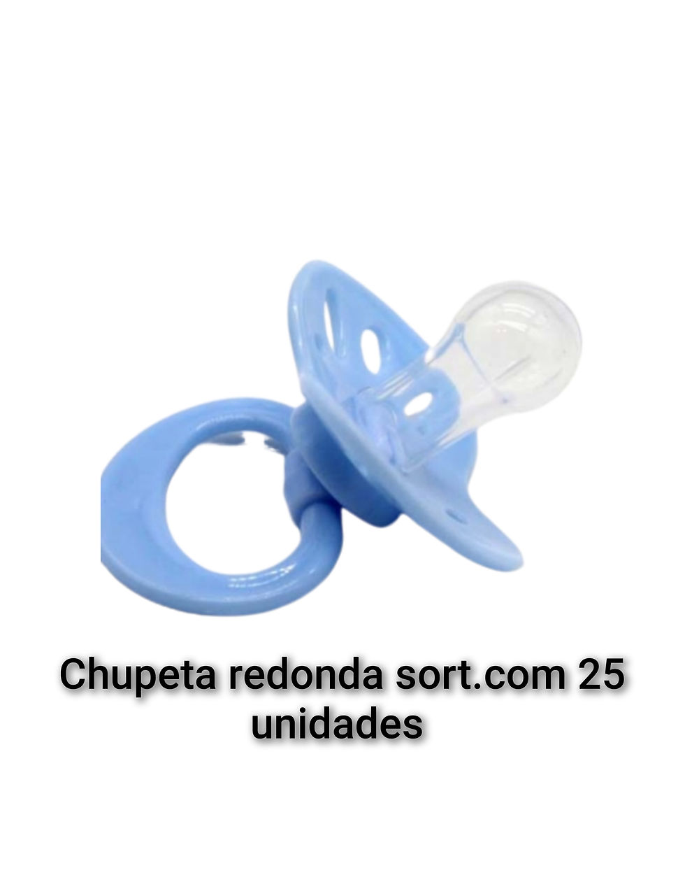 Miniatura: 910-chupeta silicone redondo sortido com 25unidades 