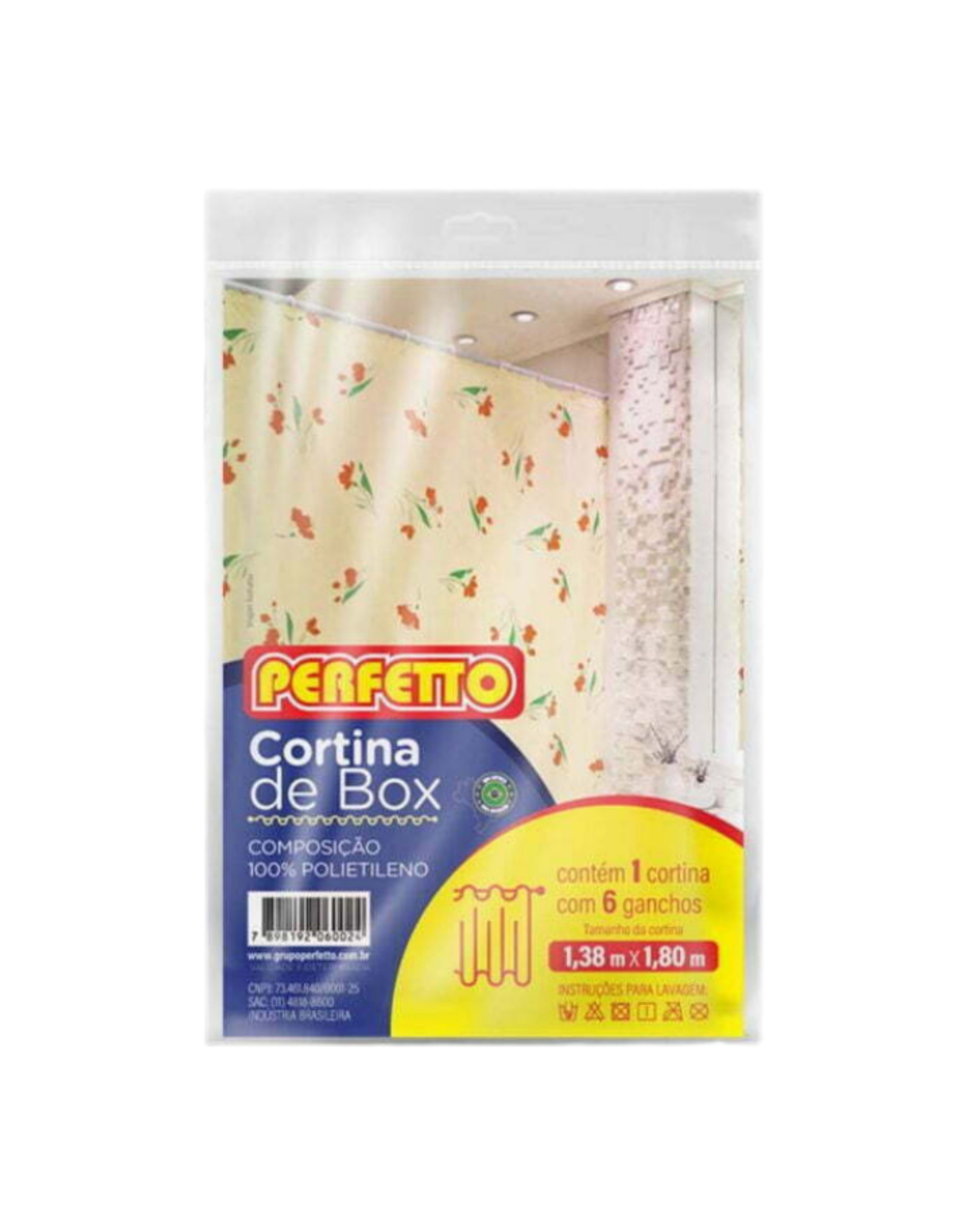 Cortina plástica para box